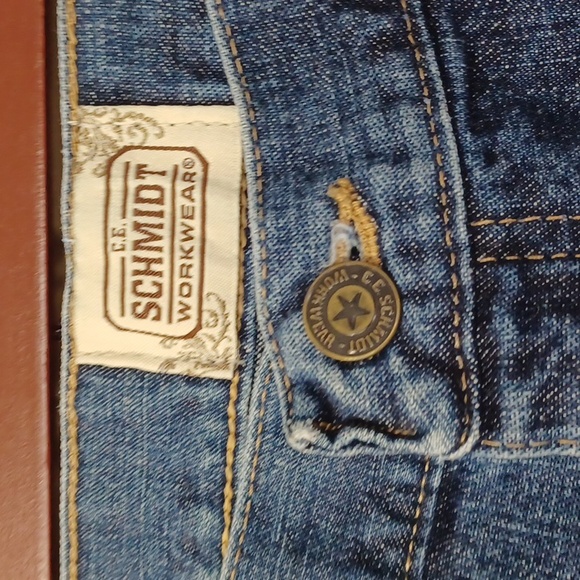 NWOT- CE Schmidt Workwear W8 Quality Denim Straight Leg Carpenter Jeans - Picture 3 of 9